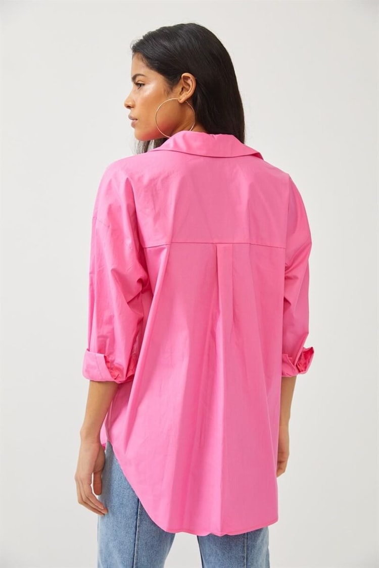 Pembe Oversize GömlekST060S55243001