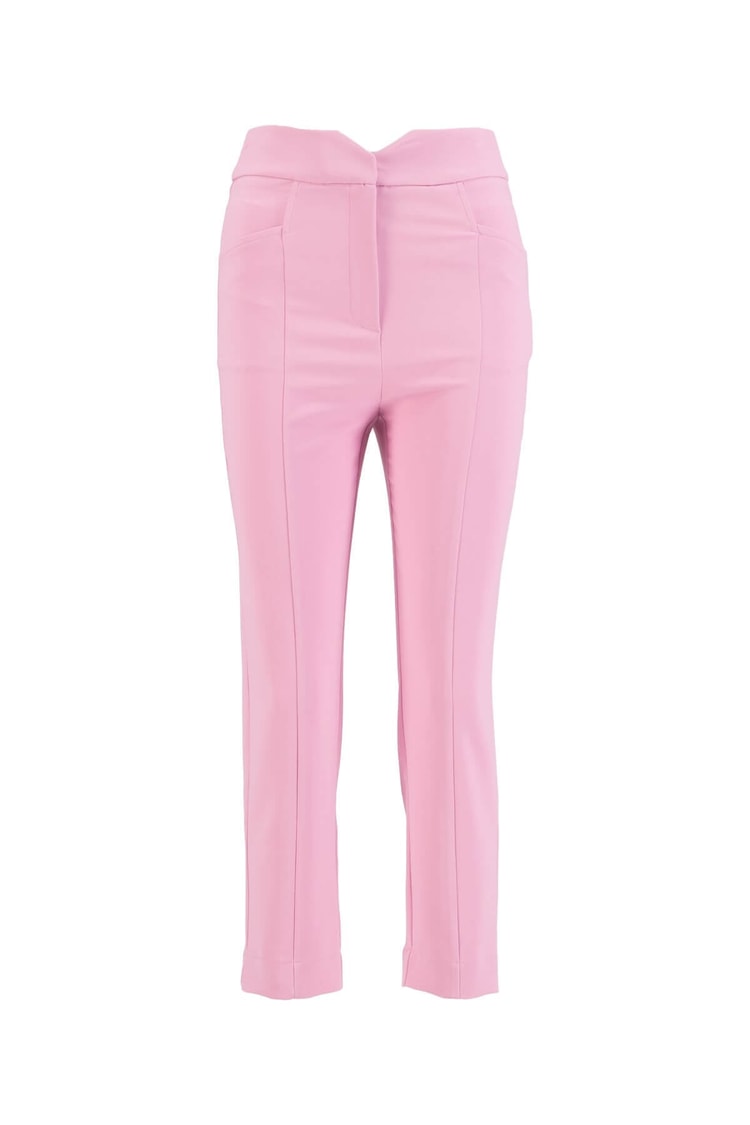 Pembe Yüksek Bel Kumaş PantolonST060S2038001