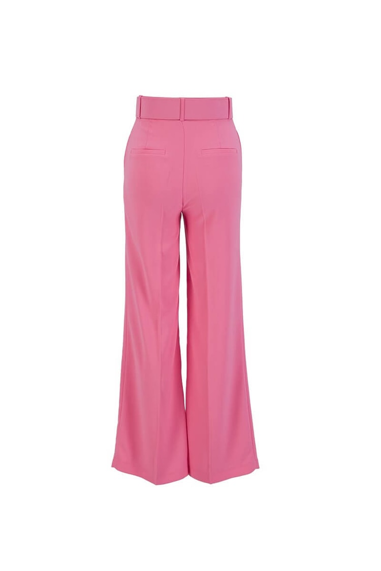 Pembe Yüksek Bel Palazzo PantolonST060S20540001