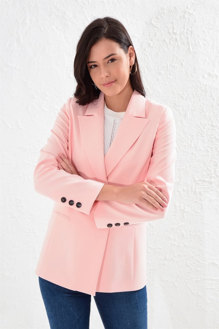 Pudra  Kruvaze Uzun Kol Blazer CeketST050S9014401