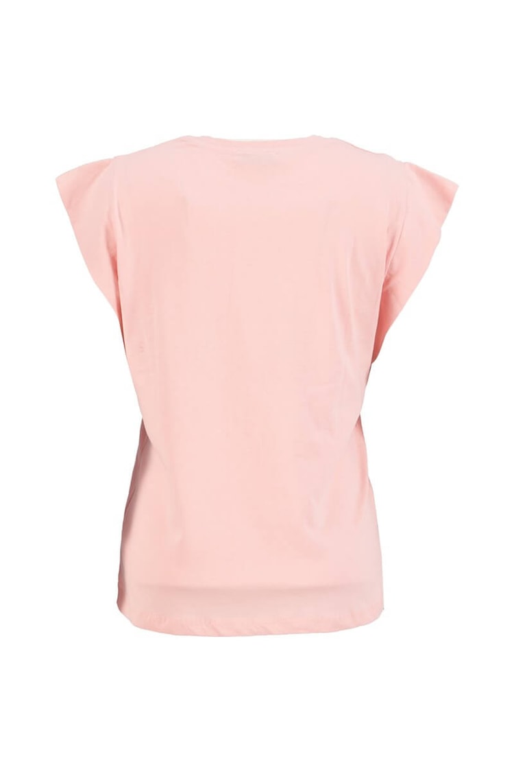 Pudra Baskılı Bisiklet Yaka T-ShirtST060S71160005
