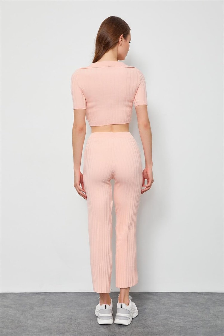 Pudra Triko Pantolon Crop TakımST060S94098001