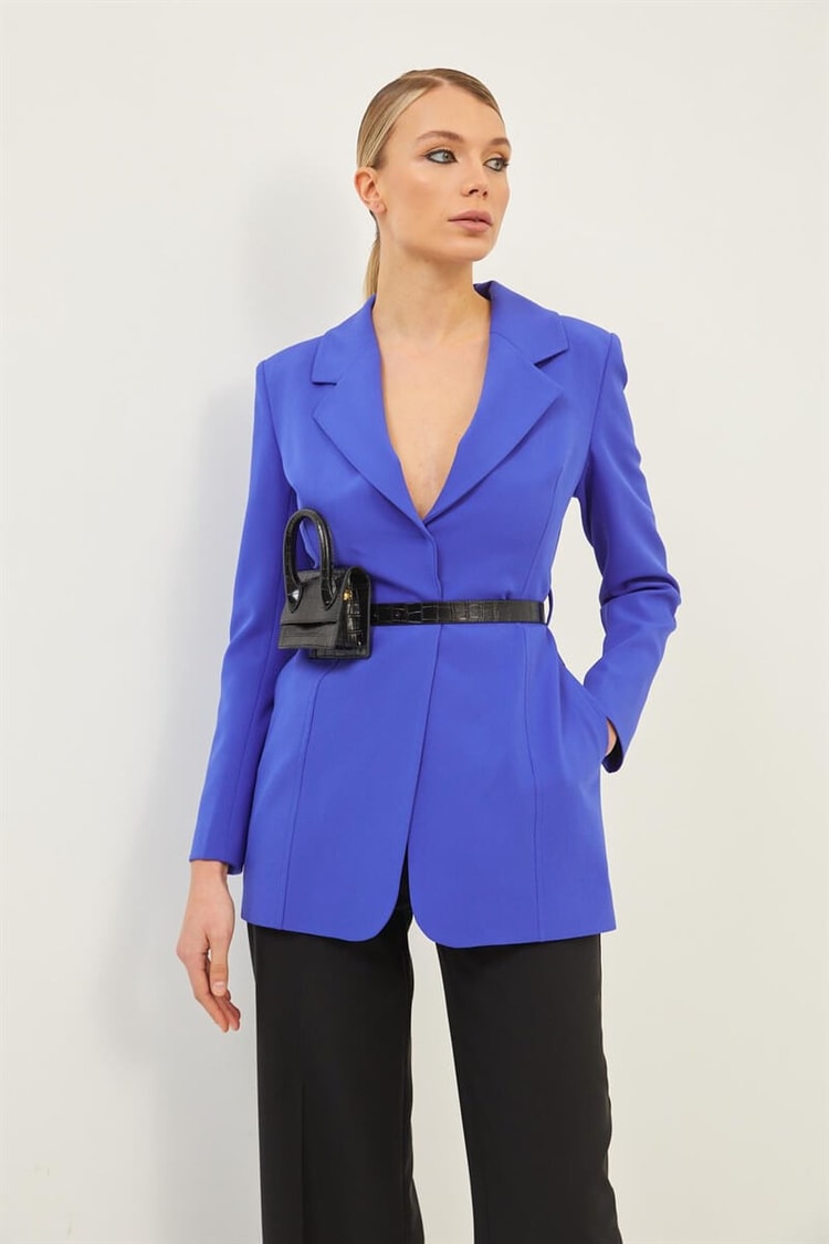 Saks Bel Çantası Detaylı Mono Yaka Blazer CeketST070S90380001