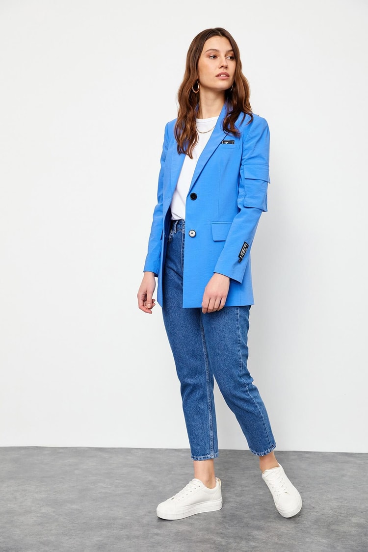 Saks Düğme Detaylı Spor CeketST060S90244001