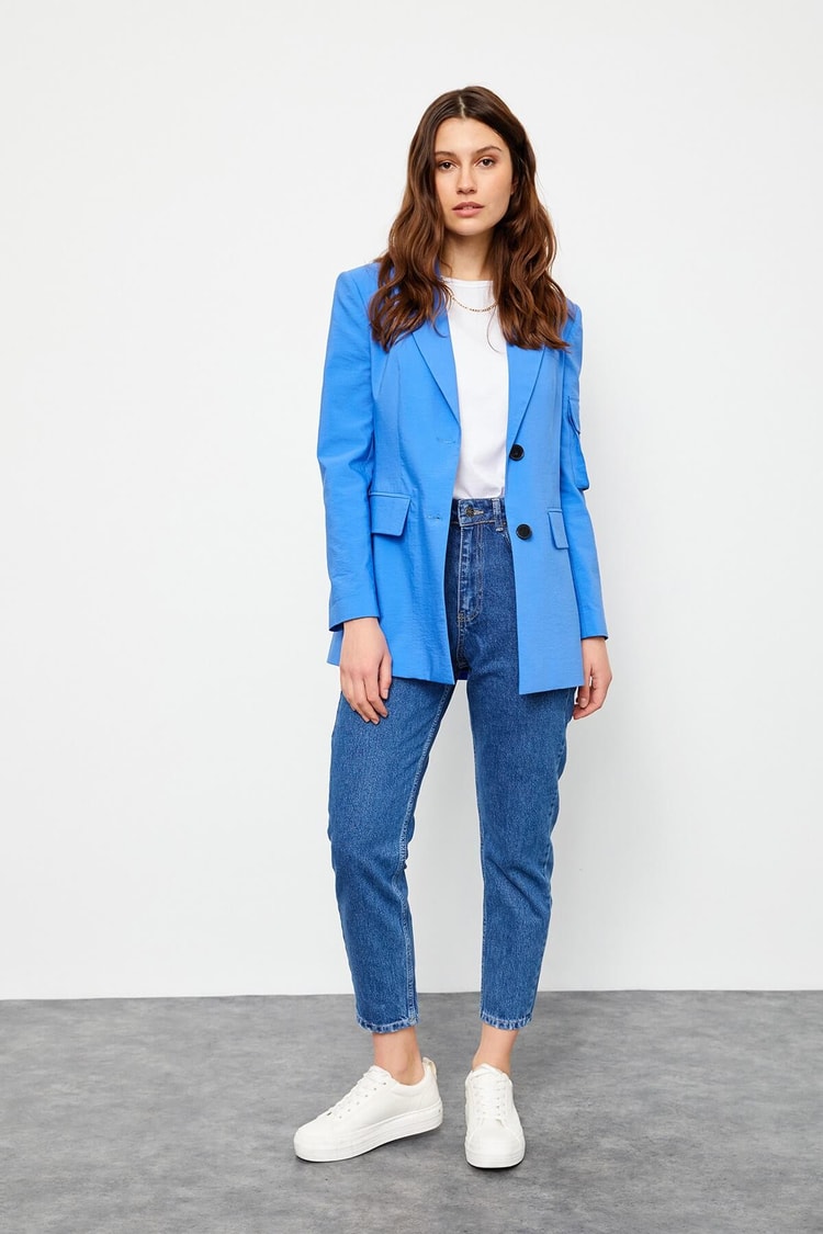 Saks Düğme Detaylı Spor CeketST060S90244001
