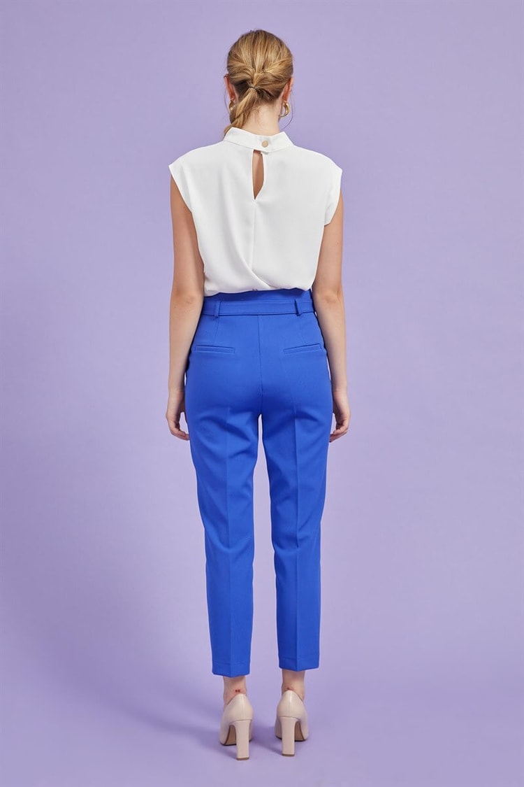 Saks Kemerli Kumaş PantolonST060S20539001