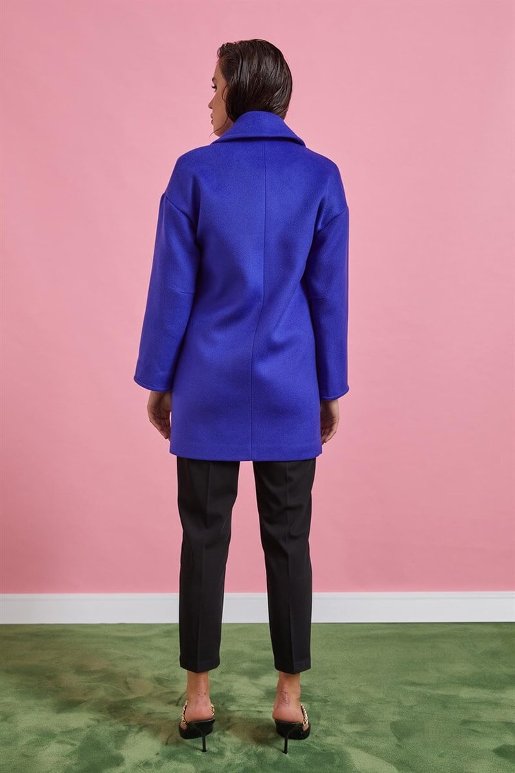 Saks Kruvaze Oversize Kaşe KabanST060W64135001
