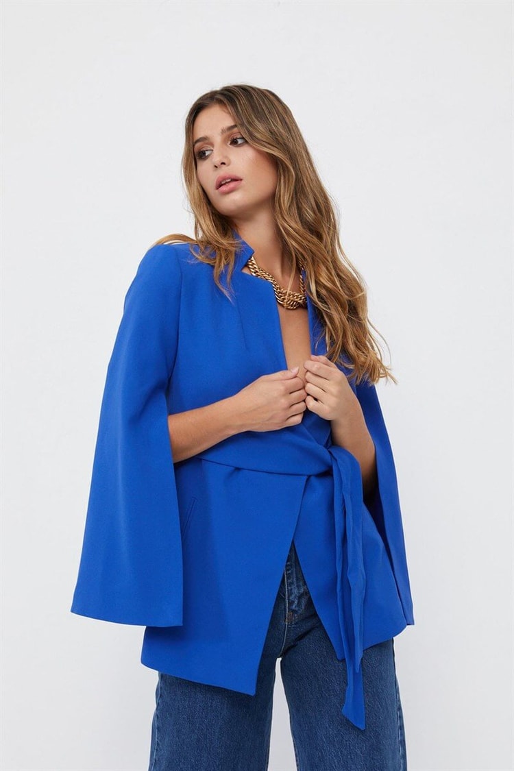 Saks Kruvaze Pelerin CeketST040W90089004