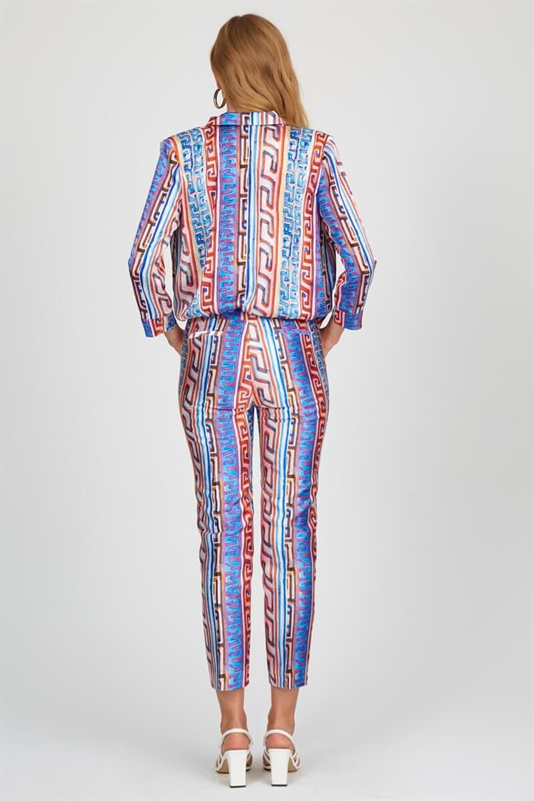 Saks Normal Bel Boru Paça PantolonST050S2024901