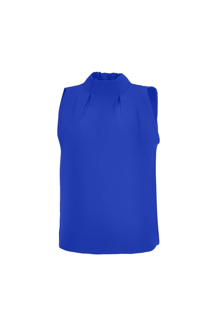 Saks Yaka Pensli Kolsuz BluzST050S3050301