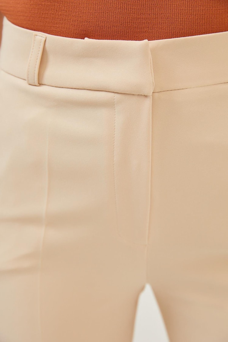 Açık Bej Blazer Ceket Pantolon Takım Kadın Takım Elbise modelleri