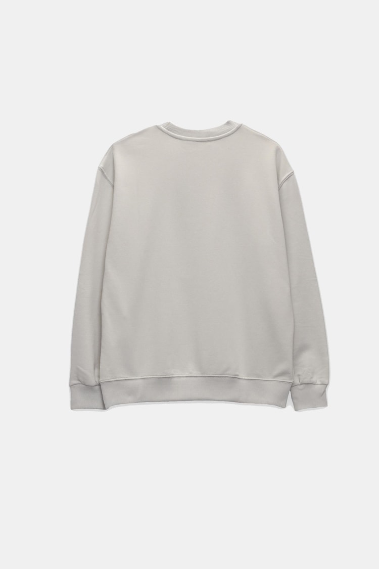 Açık Taş Omuz Detaylı Bisiklet Yaka Uzun Kollu Sweatshirt Kadın Sweatshirt modelleri