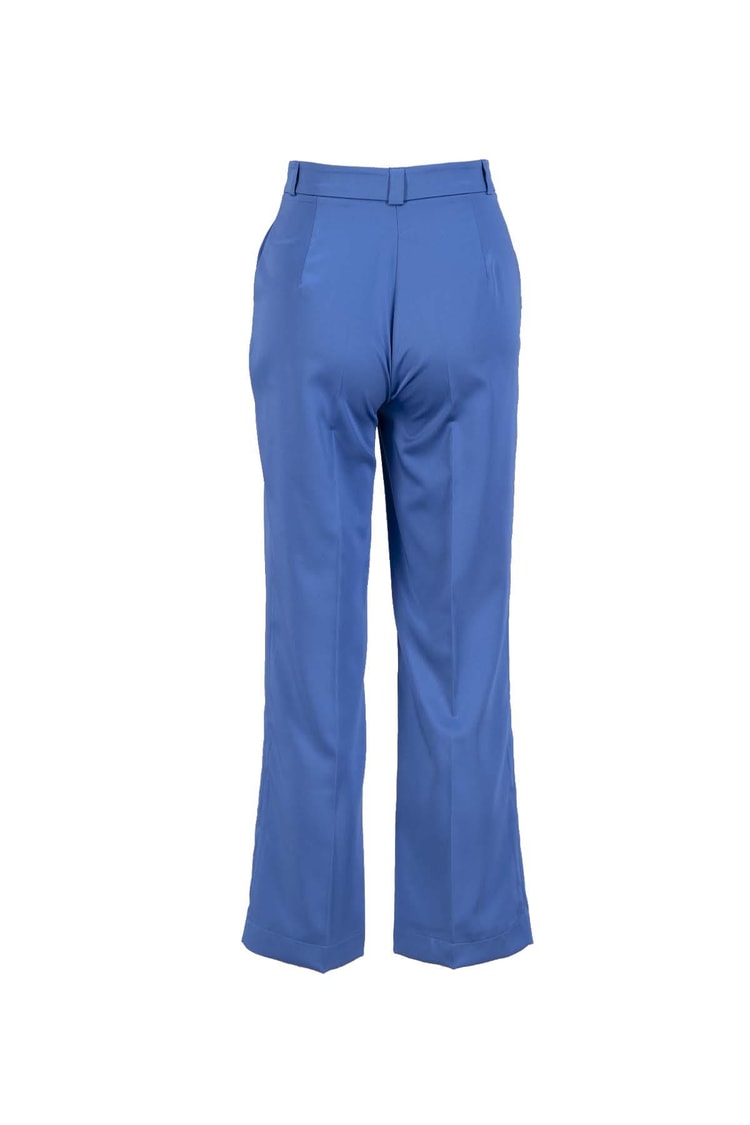 Bebe Mavi Boru Paça Pantolon Kadın Pantolon modelleri