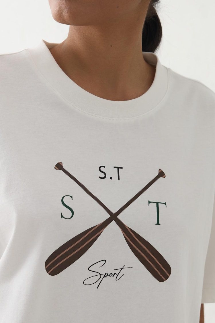 Ekru 2YB3ESTS0461 T-SHIRT Kadın Kategorisiz modelleri