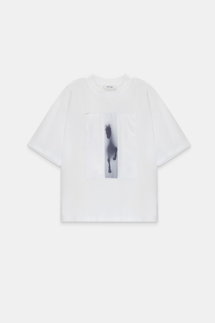Ekru 2YB4CTS0413 T-SHIRT Kadın T-Shirt modelleri