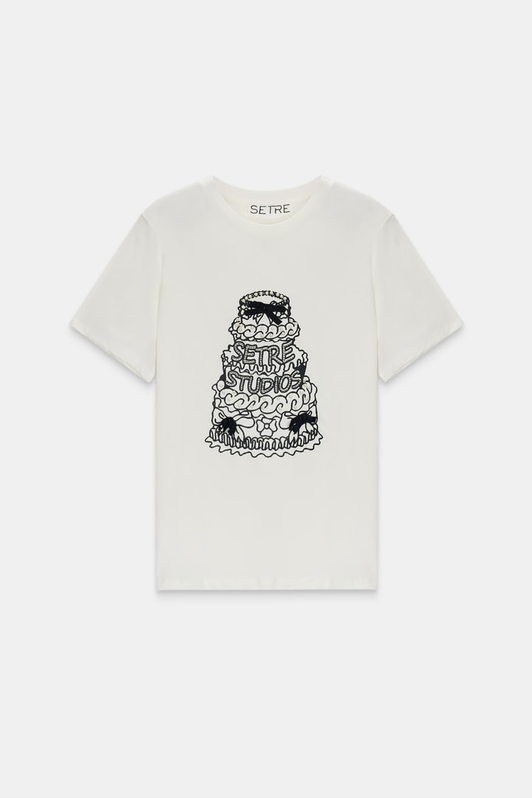 Ekru 2YB4CTS0431 T-SHIRT Kadın T-Shirt modelleri