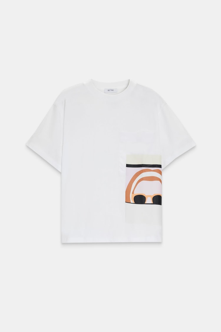 Ekru 2YB4CTS0446 TSHIRT Kadın T-Shirt modelleri