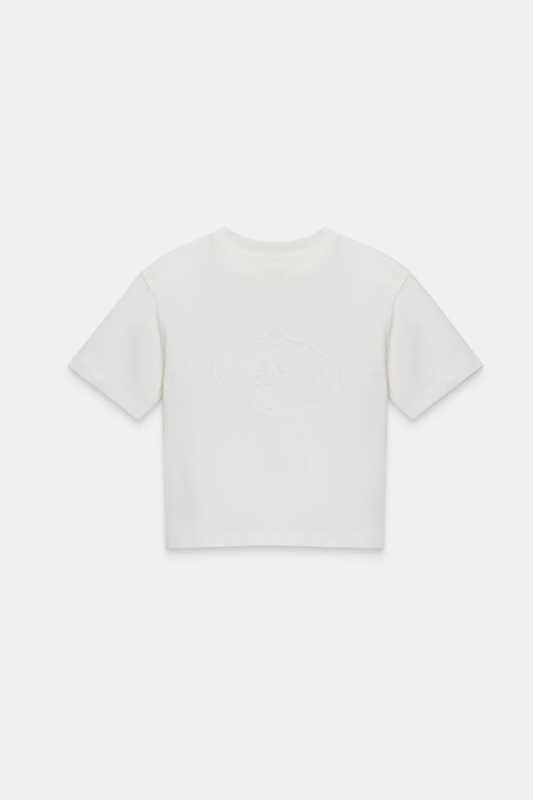 Ekru 2YB4CTS0449 T-SHIRT Kadın T-Shirt modelleri