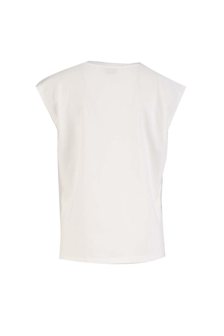 Ekru Beach Club Baskılı T-Shirt Kadın Kategorisiz modelleri