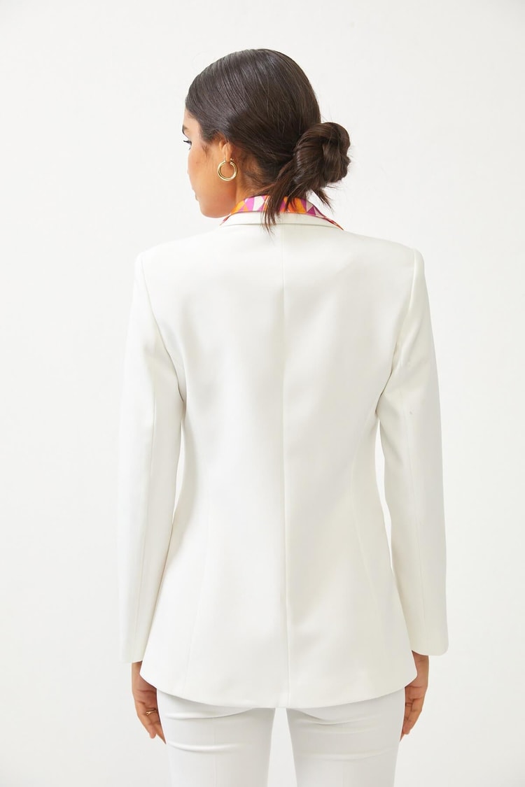 Ekru 1YI2CTA0185 (CK0354-PN0643) TAKIM Kadın Double Suit modelleri