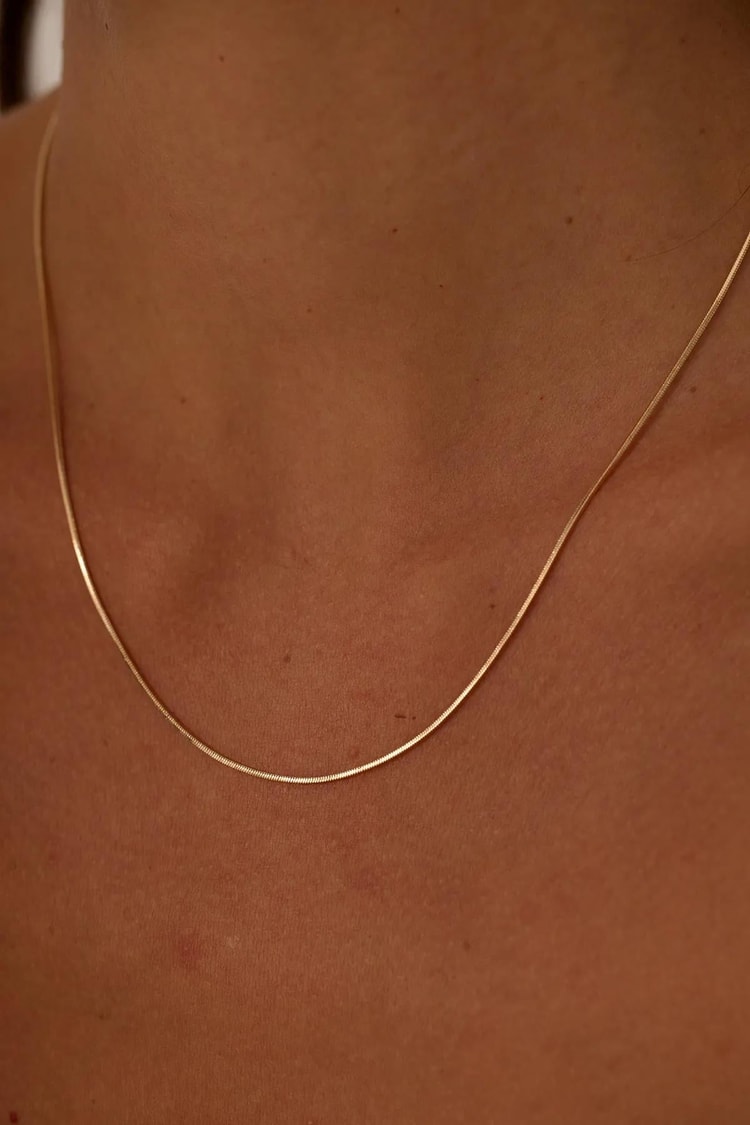 Ekru Vıp İtalyan Zincir Rose Gold Ezme Zincir Kolye Kadın Kategorisiz modelleri