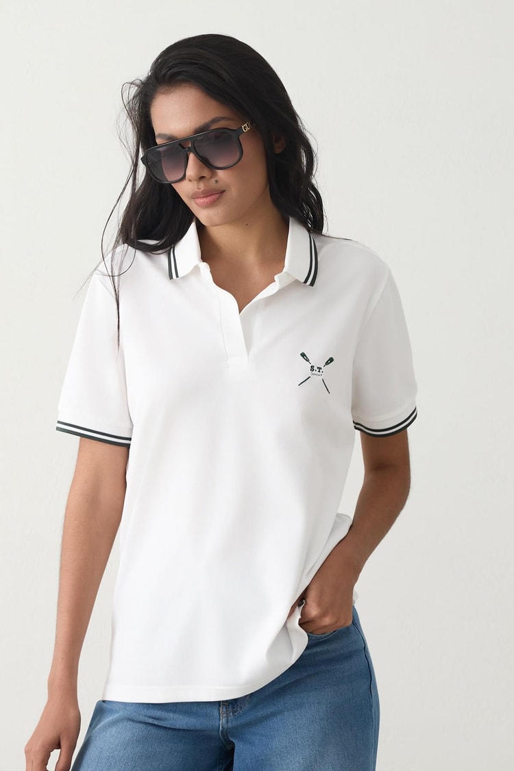 Ekru-Yeşil 2YB3ESTS0467 T-SHIRT Kadın Kategorisiz modelleri