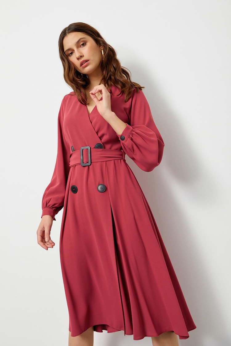 Gül Kurusu 1YM2CEL0602 ELBİSE Kadın Günlük Elbise modelleri
