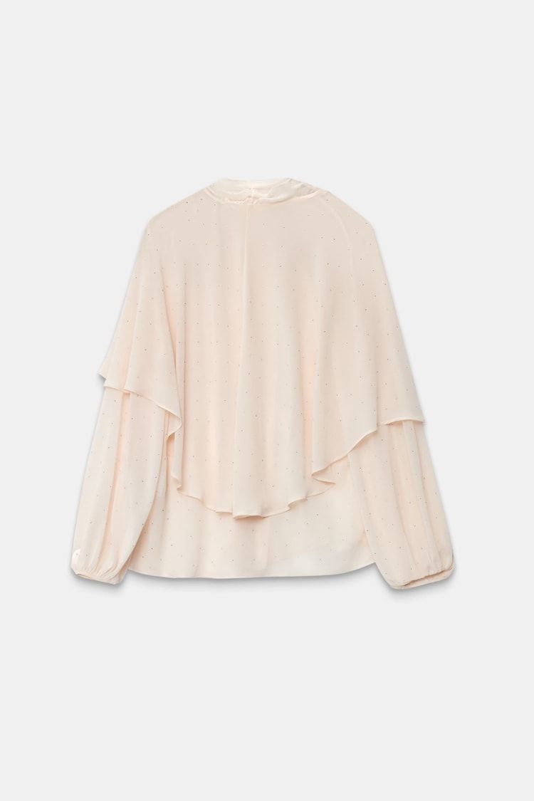 Krem 1YB3WSBL1276 BLUZ Kadın Blouse modelleri