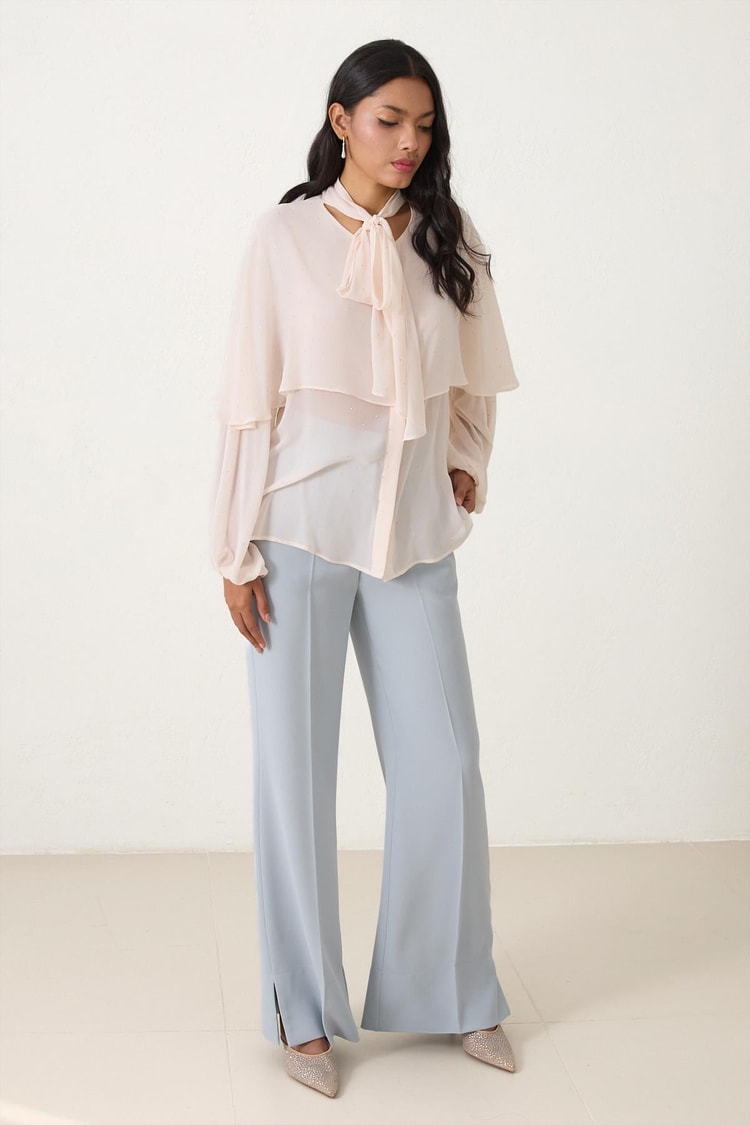 Krem 1YB3WSBL1276 BLUZ Kadın Blouse modelleri