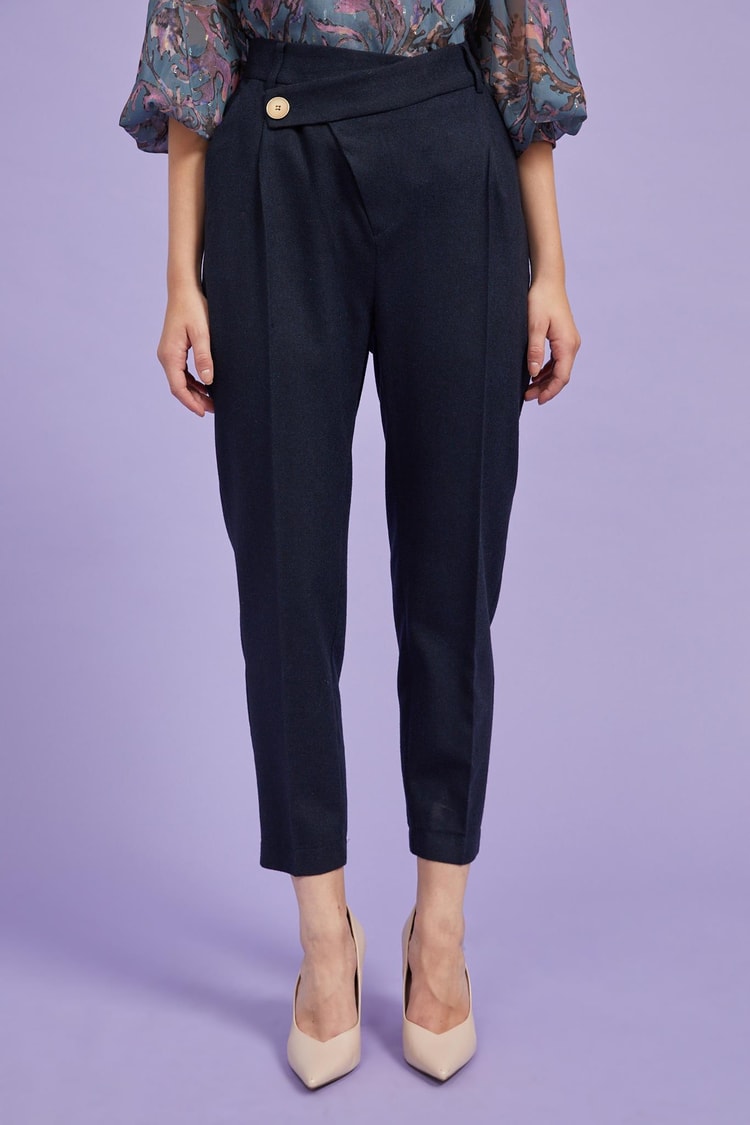 Lacivert 1YB4CPN0329 PANTOLON Kadın Pantolon modelleri