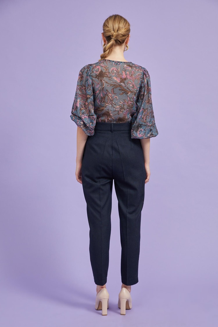 Lacivert 1YB4CPN0329 PANTOLON Kadın Pantolon modelleri