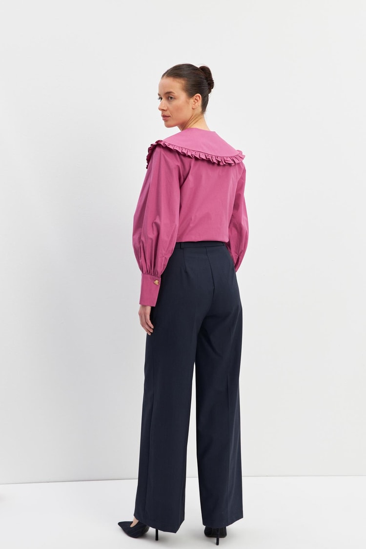 Lacivert 1YD2CPN1045 PANTOLON Kadın Pantolon modelleri