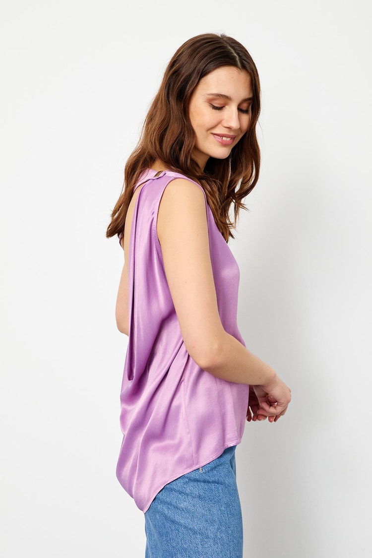 Lila 4OD2CBL0103 BLUZ Kadın Bluz modelleri