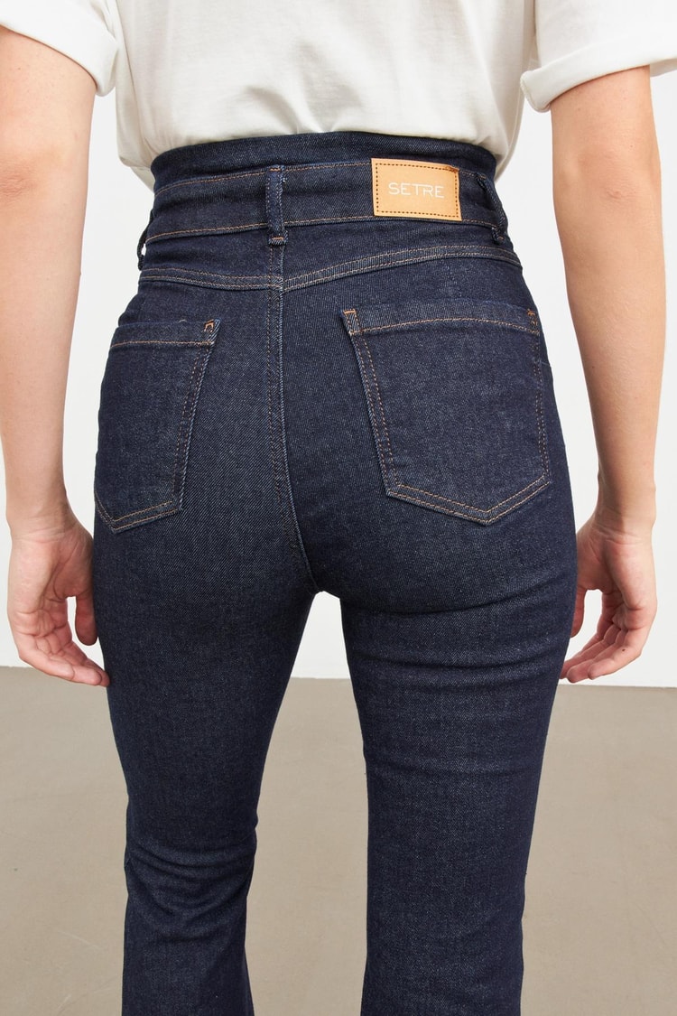 Mavi Bol Paça Kot Pantolon Kadın Jean modelleri