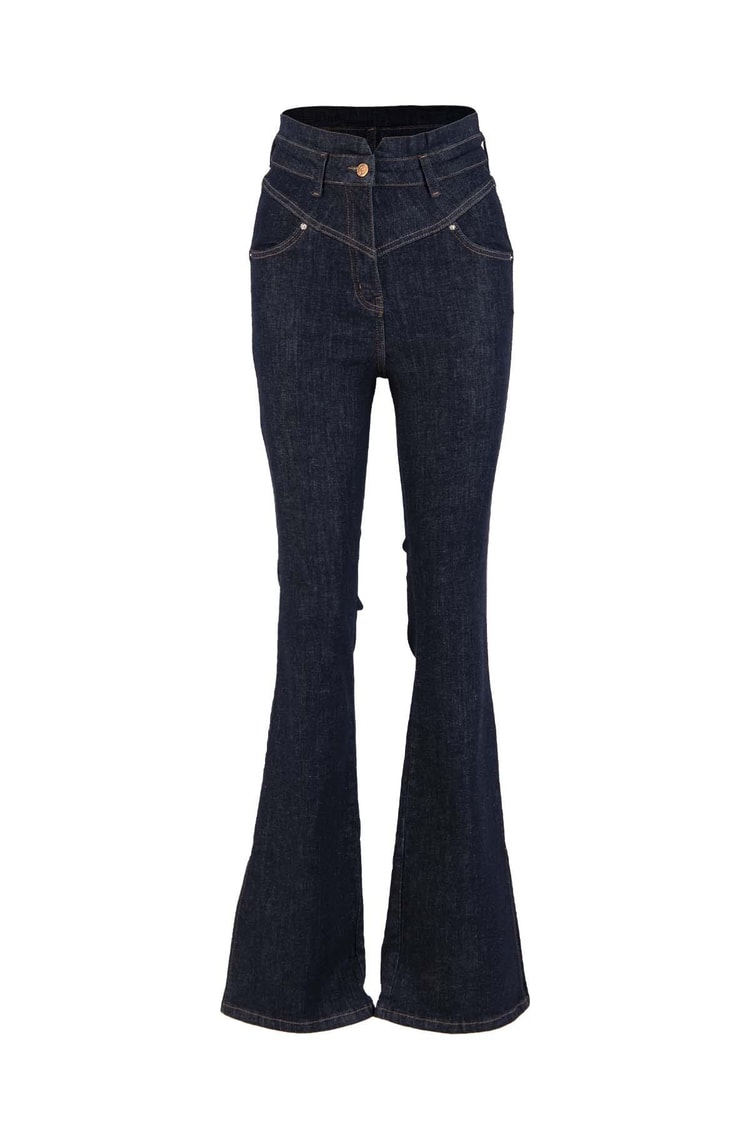 Mavi Bol Paça Kot Pantolon Kadın Jean modelleri