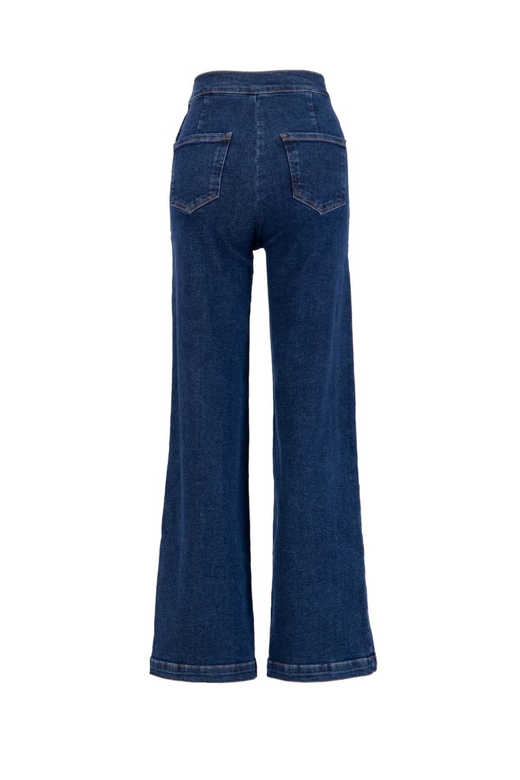 Mavi Düğme Detaylı Jeans Kadın Kategorisiz modelleri