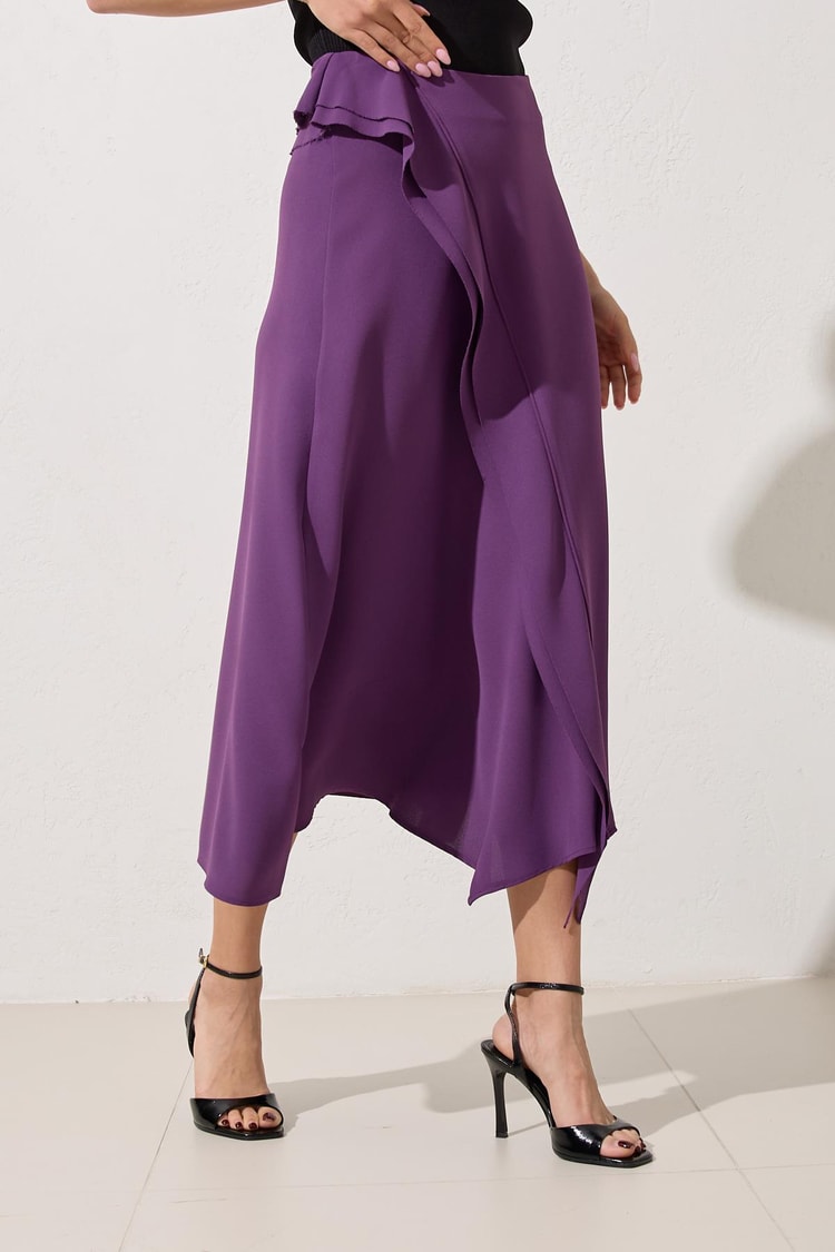 Mor 1YB3WSET0468 ETEK Kadın Skirt modelleri