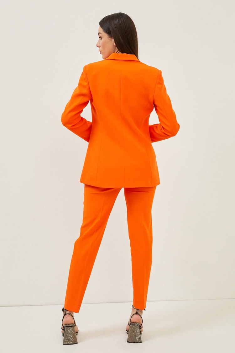 Oranj Blazer Ceket Pantolon Takım Kadın Takım Elbise modelleri