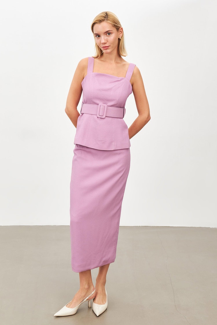 Pembe 1YU2CTA0359 (BL1024-ET0343) TAKIM Kadın Takım Elbise modelleri