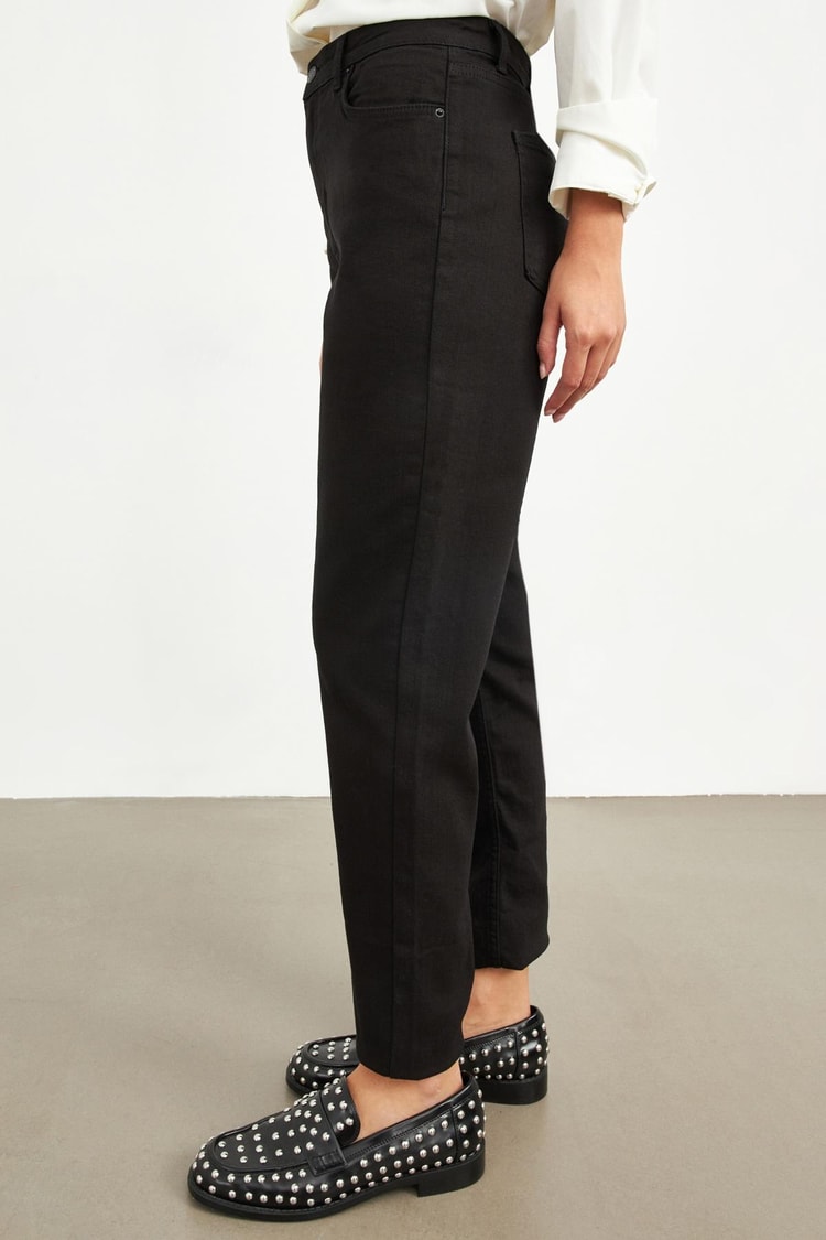 Siyah 2YD4CPN0970 KOT PANTOLON Kadın Jean modelleri