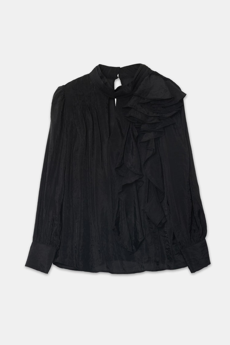Siyah 1YB3WSBL1264 BLUZ Kadın Blouse modelleri