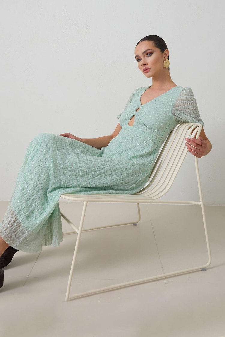 Su Yeşili 1YI2CEL1273 ELBİSE Kadın Dresses & Evening Dresses modelleri