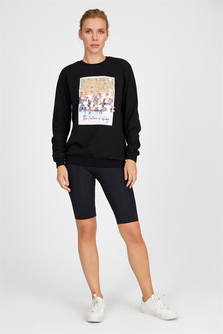 Siyah - Uzun Kol S-ShirtST050W7202701