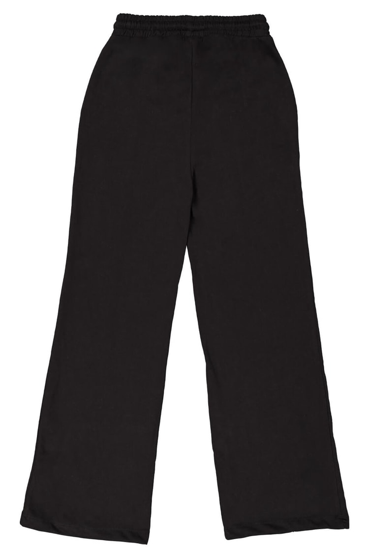 Siyah İspanyol Paça Penye PantolonST050W2000201