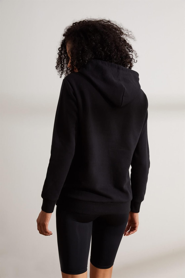 Siyah Los Angeles Kapüşonlu SweatshirtST060W7208201