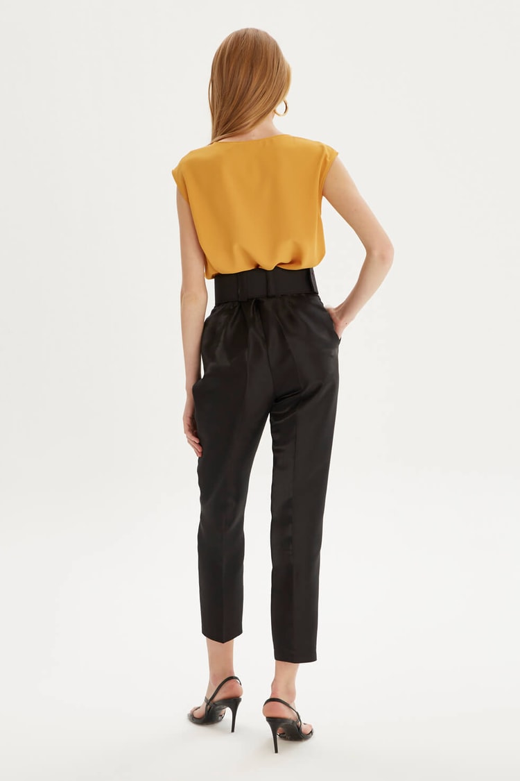 Siyah Normal Bel Normal Paça PantolonST050W2026105