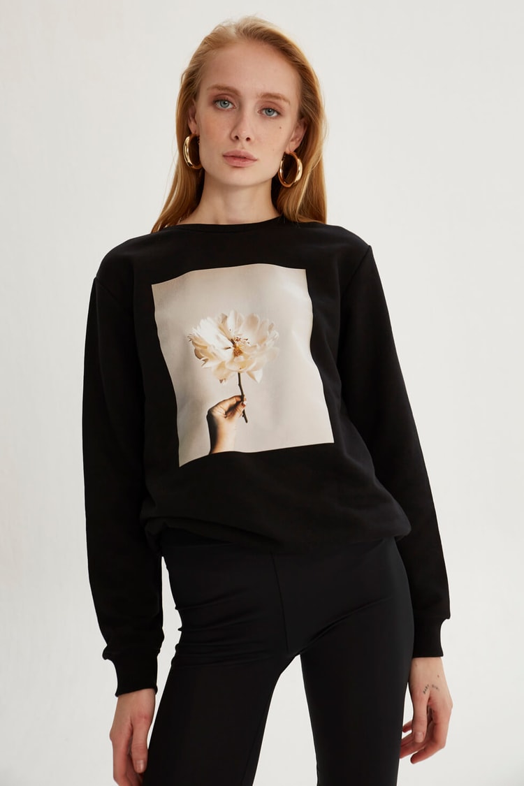 Siyah S-ShirtST050W7203101