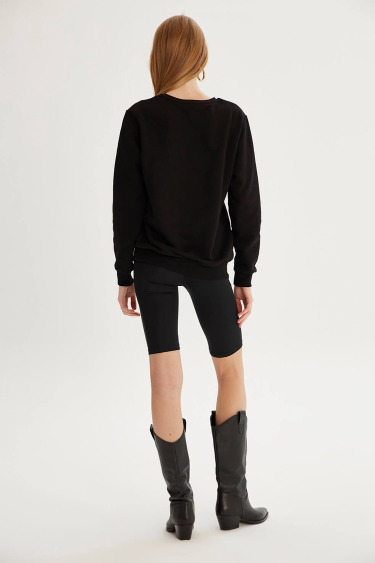 Siyah S-ShirtST050W7203101