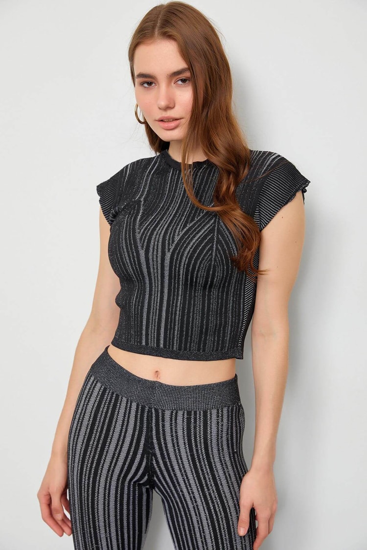 Siyah Triko Bluz Pantolon TakımST060S94097002