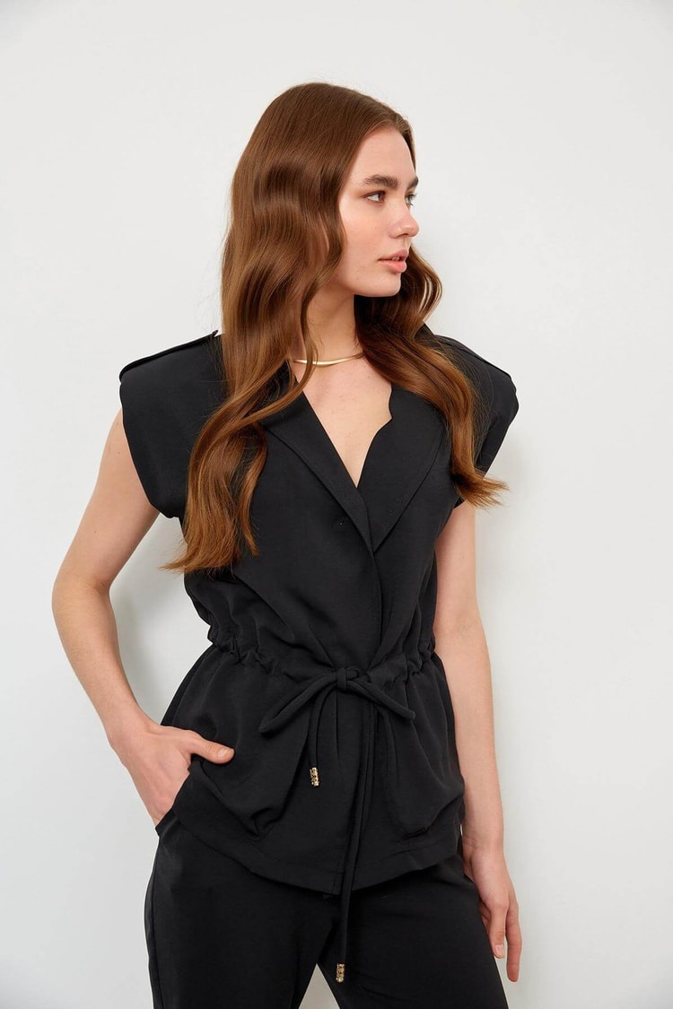 Siyah Yelek Pantolon TakımST050S60107001